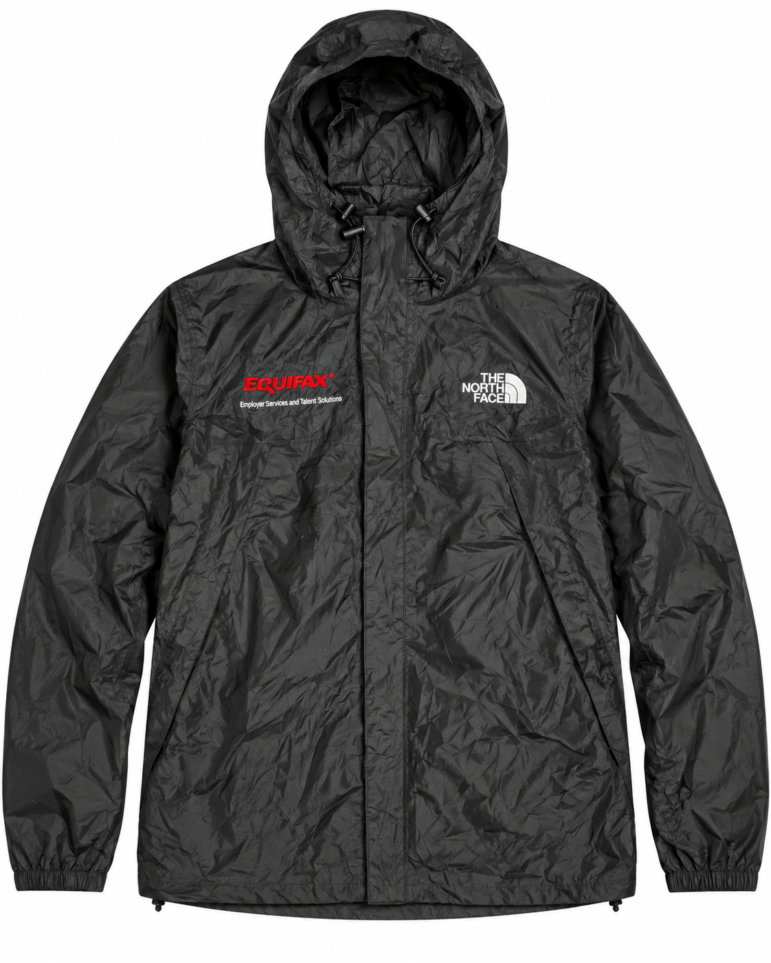 The North Face Vintage Windbreaker Schwarz – Equifax Embroidery – M