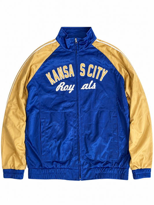Kansas City Royals Collegejacke in Blau-Gelb