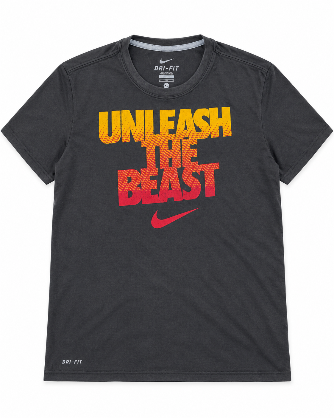 Nike Dri-FIT Unleash the Beast T-Shirt in Schwarz