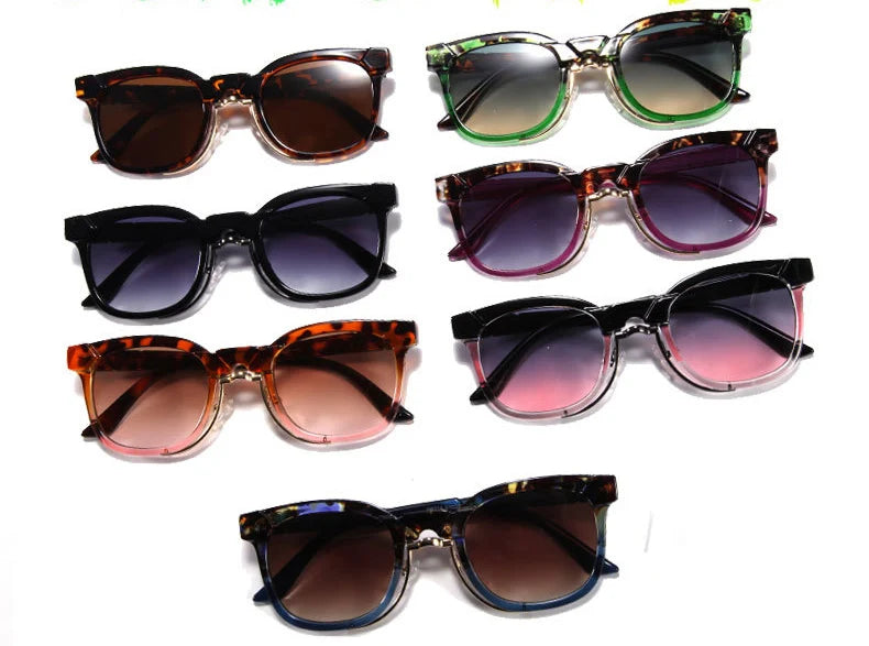 Unisex Retro Square Sonnenbrille mit UV400 Schutz