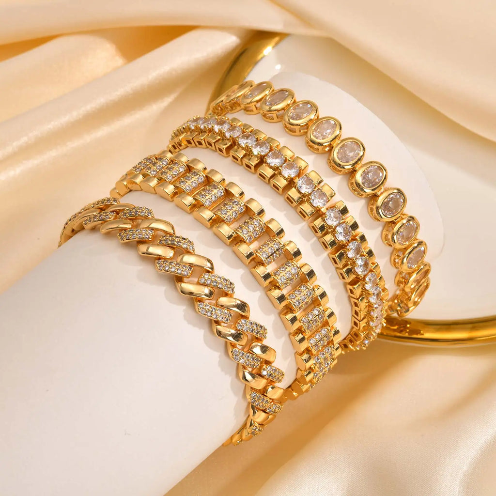 Ramitos Statement-Armband - Gold & Silber Looks