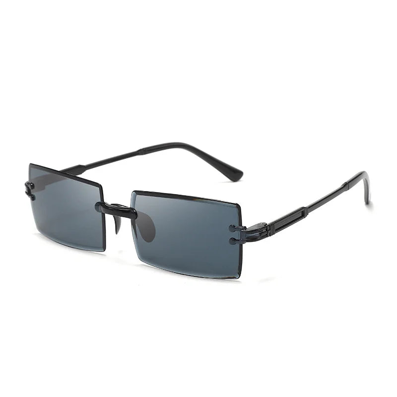 Designer Sonnenbrille Square rahmenlos Anti-Reflex