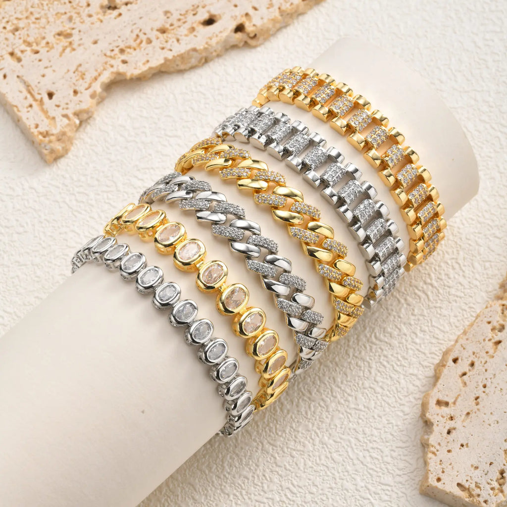 Ramitos Statement-Armband - Gold & Silber Looks