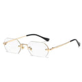 Ramitos Polygon Sonnenbrille - rahmenloser Retro-Look