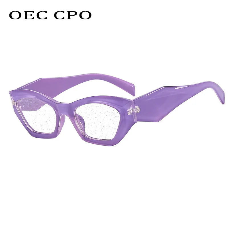 Unisex Square Sonnenbrille im markanten Punk Look