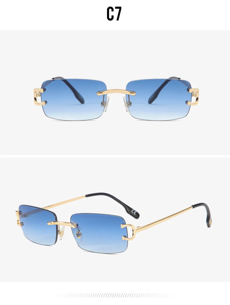 Square Sonnenbrille für City Look Detailansicht