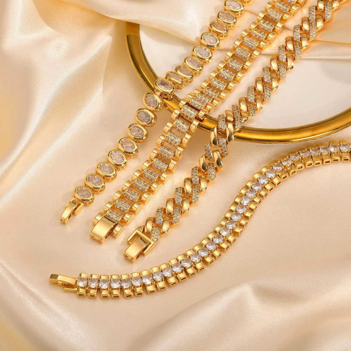 Ramitos Statement-Armband - Gold & Silber Looks