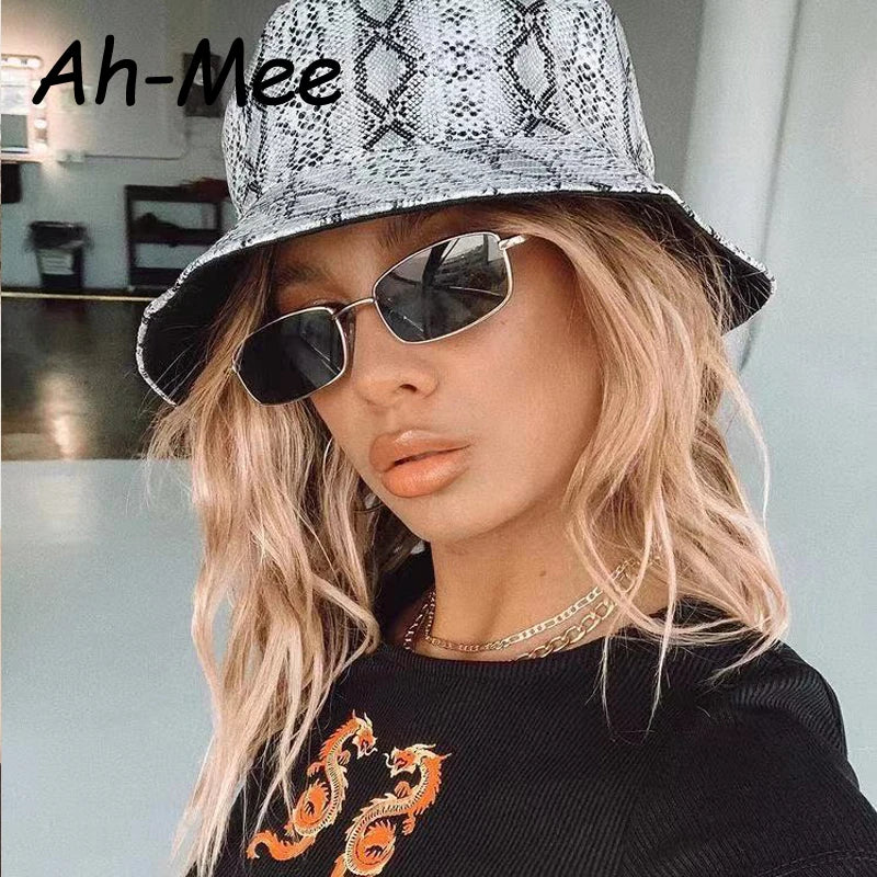 Unisex Metal Square Sonnenbrille für Streetwear und Sommer