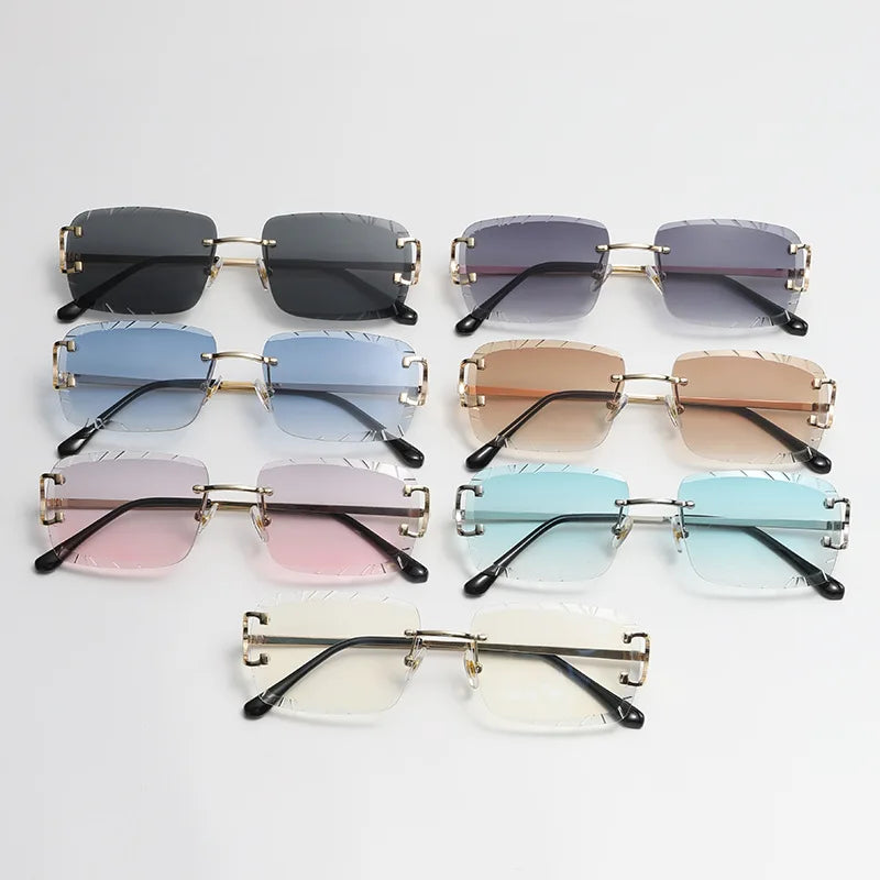 Ramitos Retro Square Sonnenbrille UV400 Unisex
