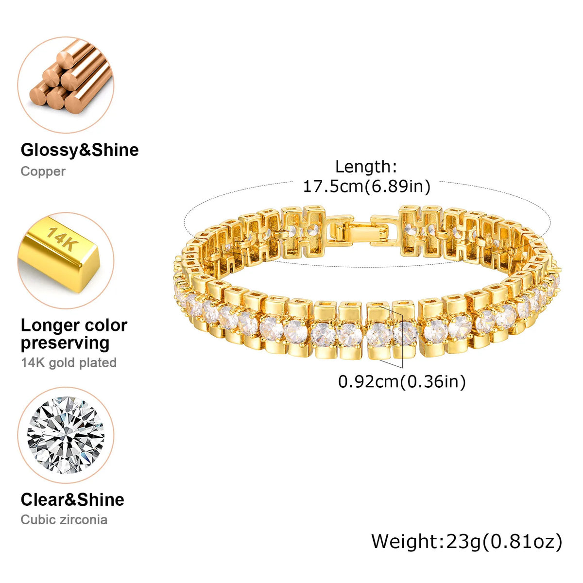 Ramitos Statement-Armband - Gold & Silber Looks