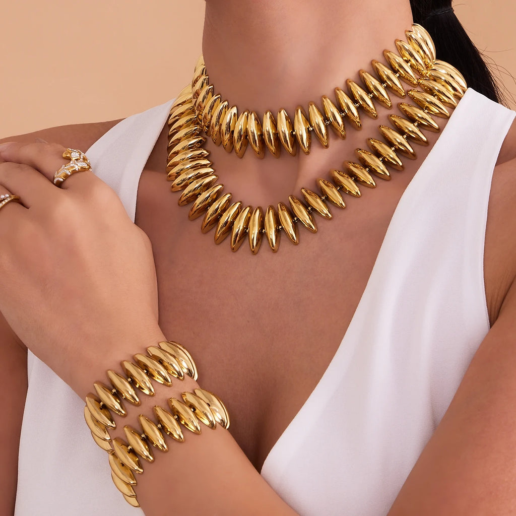 Edelstahl Schmuck Set als Statement Accessoire von Ramitos