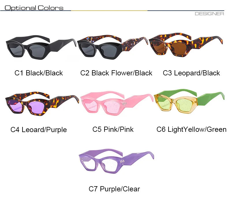 Premium Sonnenbrille im Punk Square Stil von Ramitos