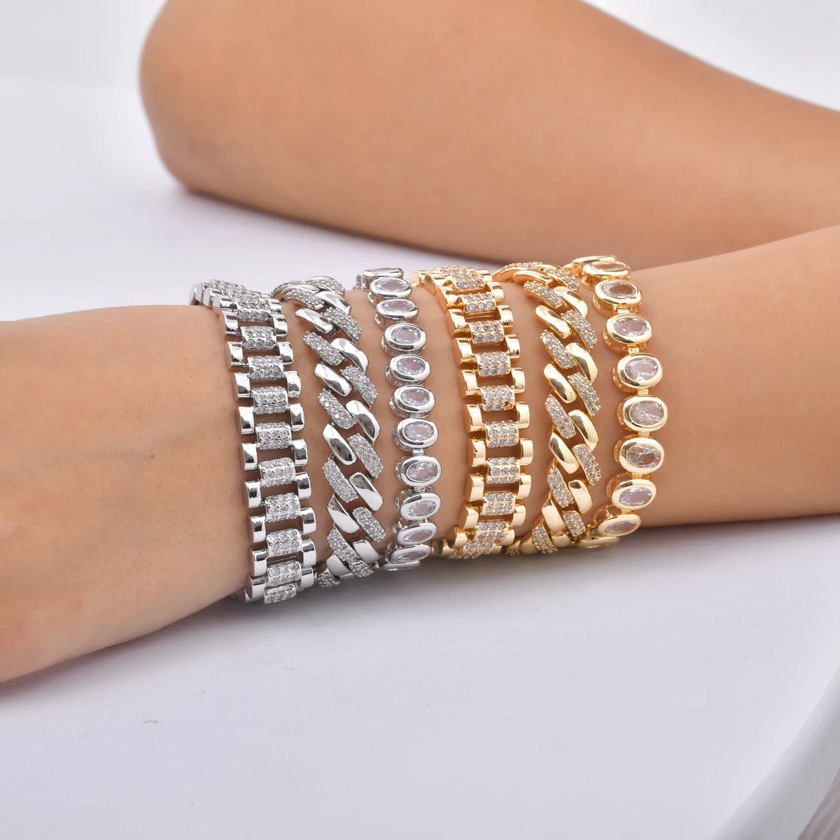 Ramitos Statement-Armband - Gold & Silber Looks