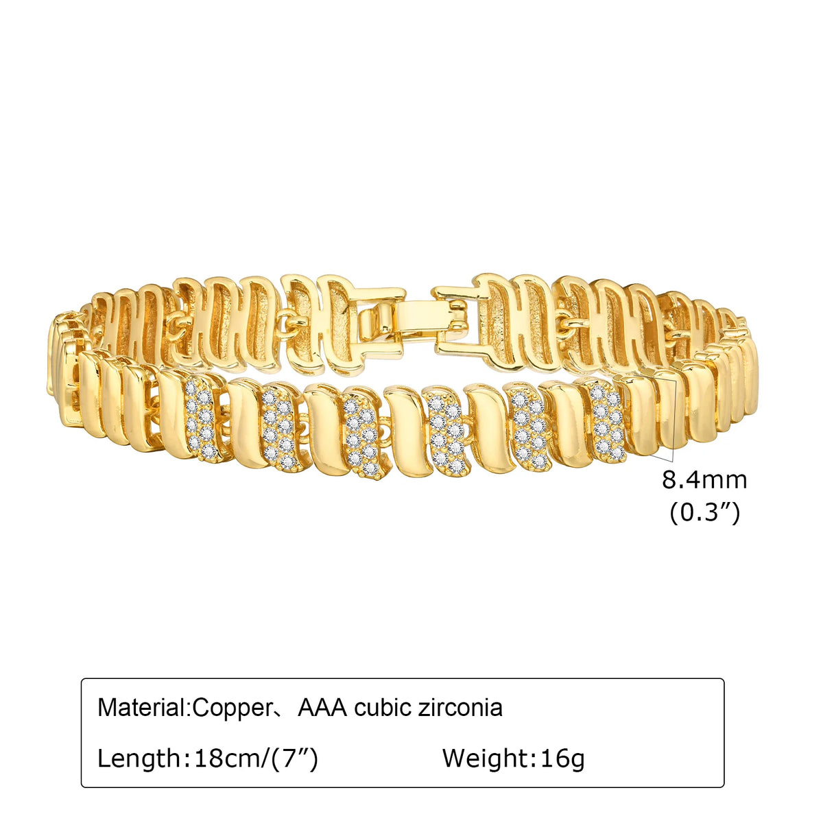 Ramitos Statement-Armband - Gold & Silber Looks