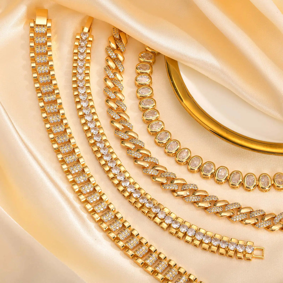 Ramitos Statement-Armband - Gold & Silber Looks