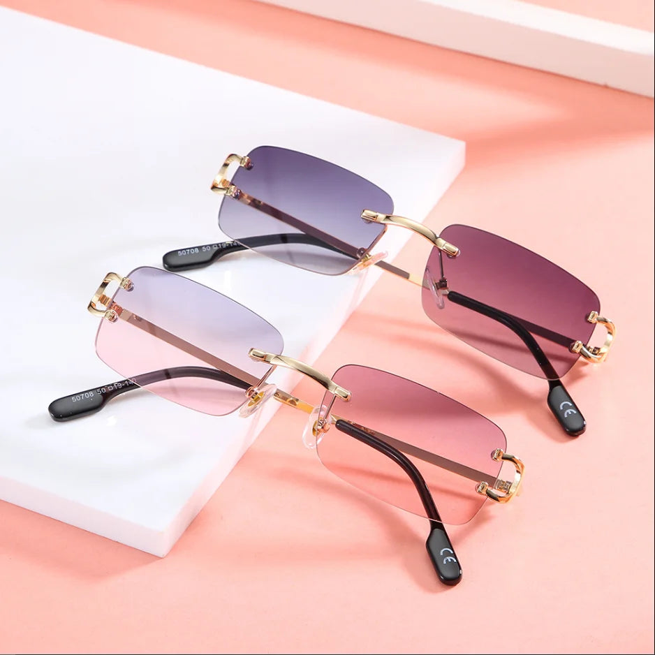 Ramitos Metal Square Sonnenbrille UV400 Unisex Premium Look